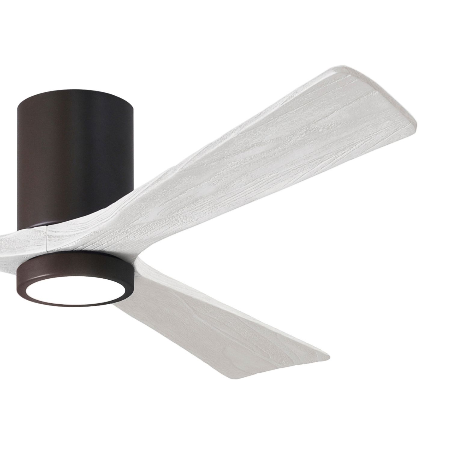 Image 3 60" Irene-3HLK Textured Bronze and White LED Ceiling Fan with Remote more views