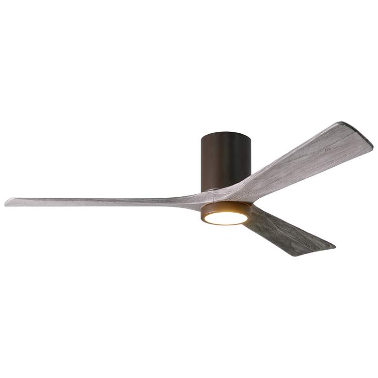 Image 1 60" Irene-3HLK Textured Bronze Barn Wood LED Ceiling Fan with Remote