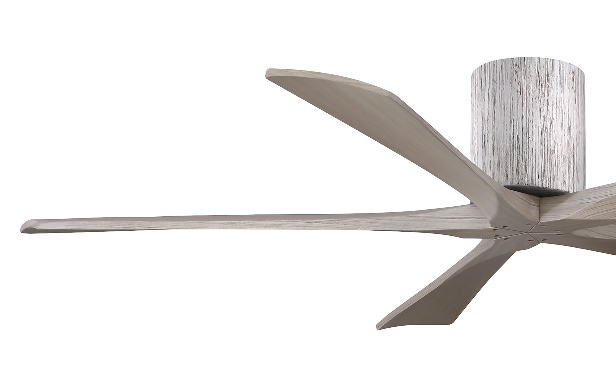 60" Irene-5H Barnwood and Gray Ash Ceiling Fan