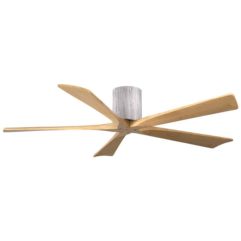 Image 1 60" Irene-5H Barnwood and Light Maple Tone Ceiling Fan