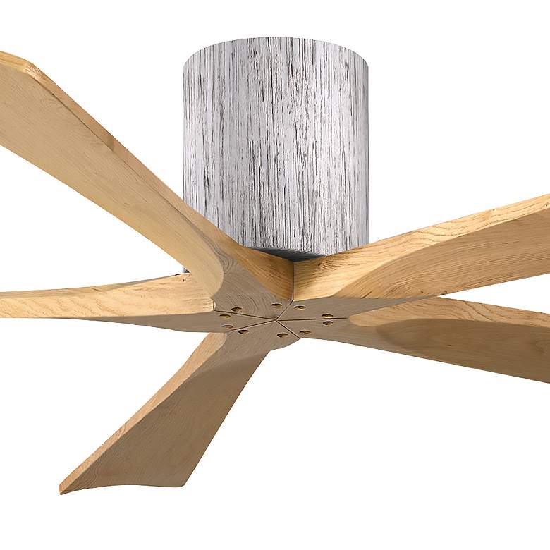 Image 5 60" Irene-5H Barnwood and Light Maple Tone Ceiling Fan more views