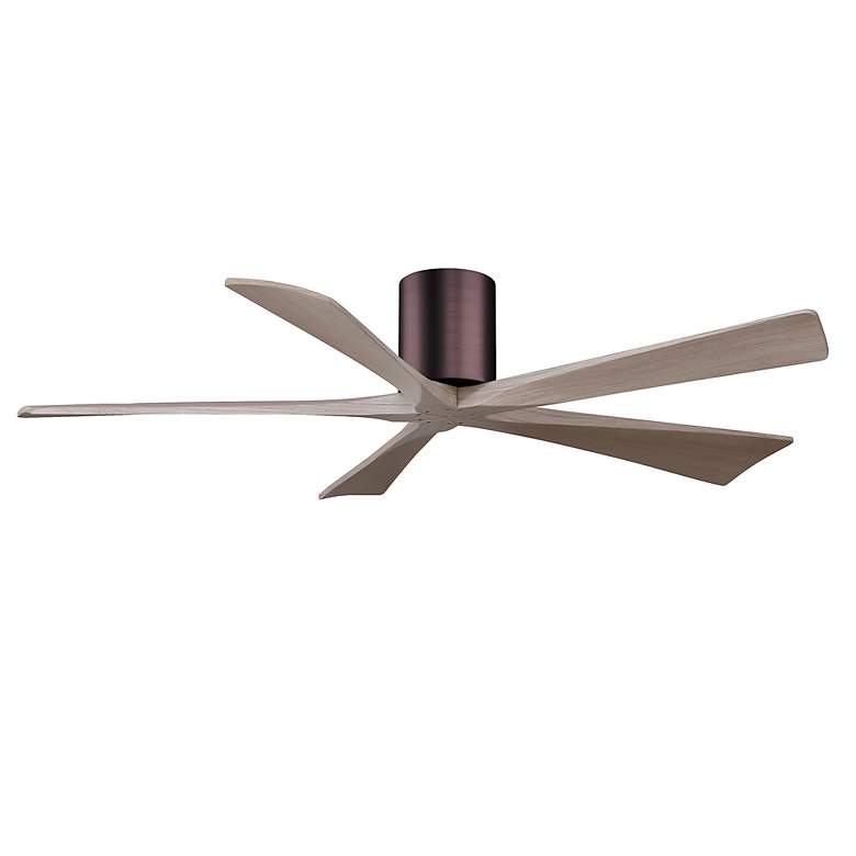 Image 2 60" Irene-5H Brushed Bronze and Gray Ash Ceiling Fan more views