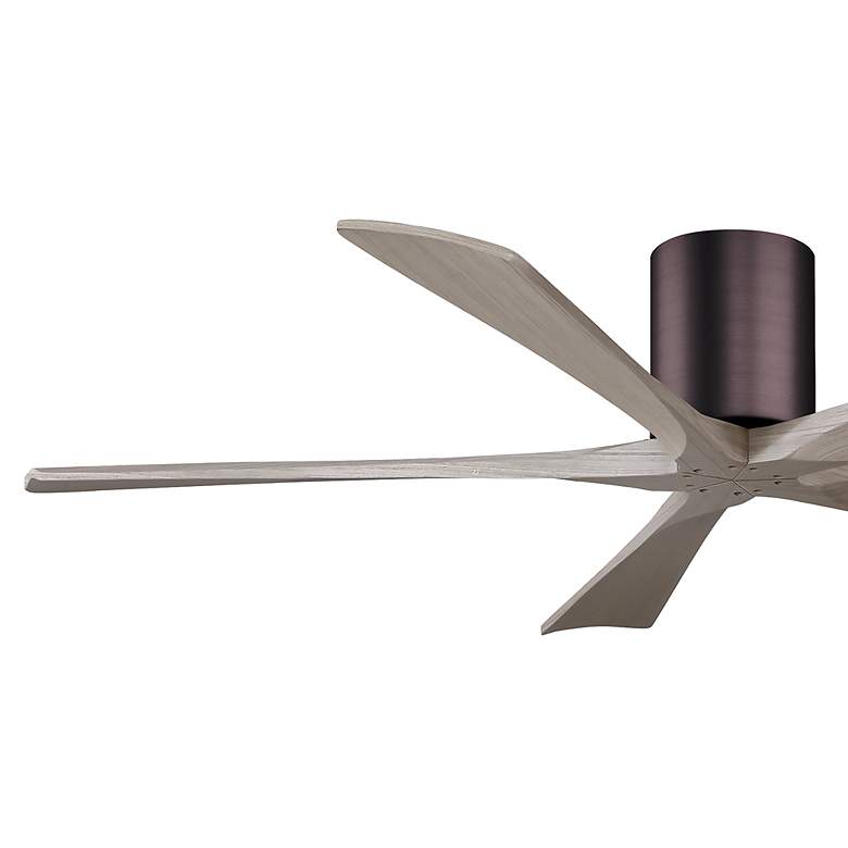 Image 6 60" Irene-5H Brushed Bronze and Gray Ash Ceiling Fan more views