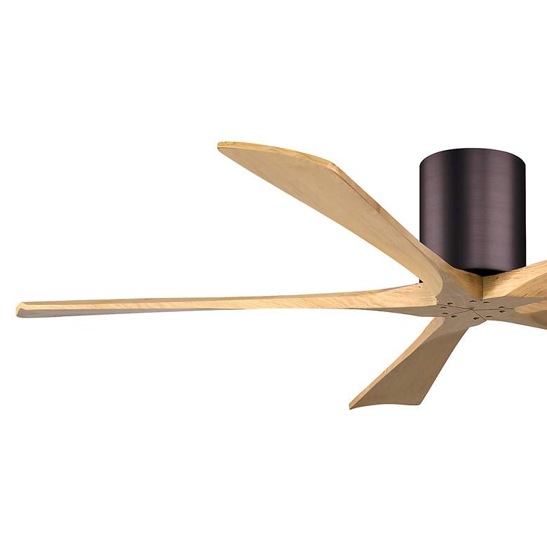 Image 6 60" Irene-5H Brushed Bronze and Light Maple Ceiling Fan more views