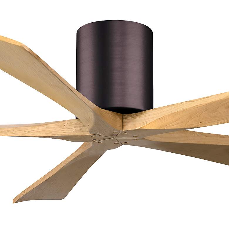 Image 7 60" Irene-5H Brushed Bronze and Light Maple Ceiling Fan more views