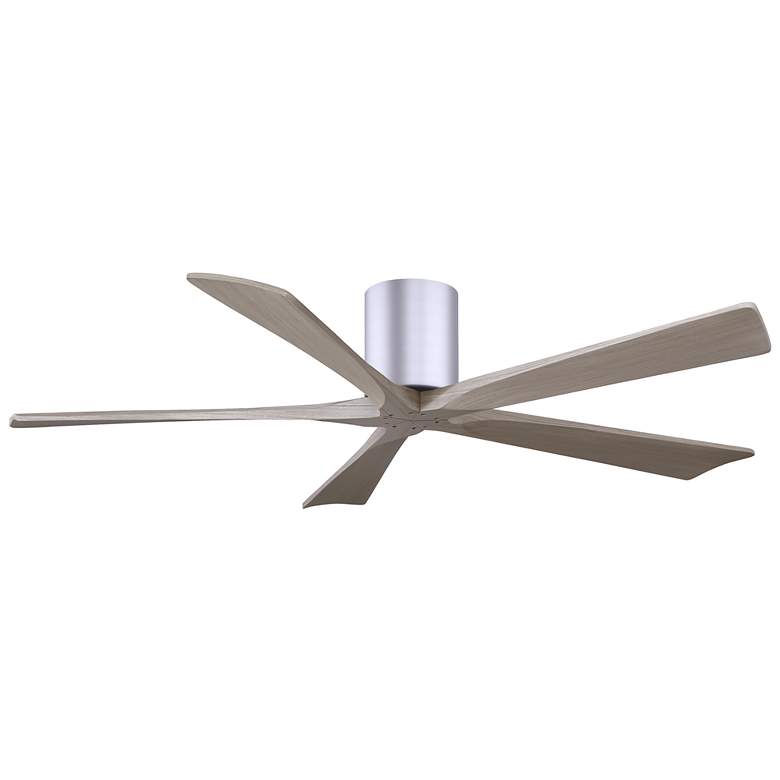 Image 1 60" Irene-5H Brushed Nickel and Gray Ash Ceiling Fan
