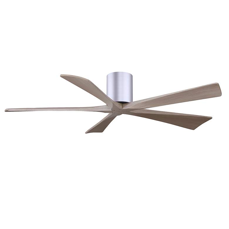 Image 2 60" Irene-5H Brushed Nickel and Gray Ash Ceiling Fan more views