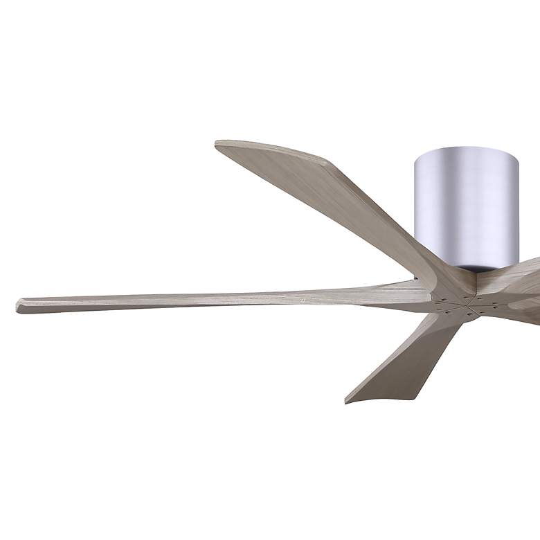 Image 6 60" Irene-5H Brushed Nickel and Gray Ash Ceiling Fan more views