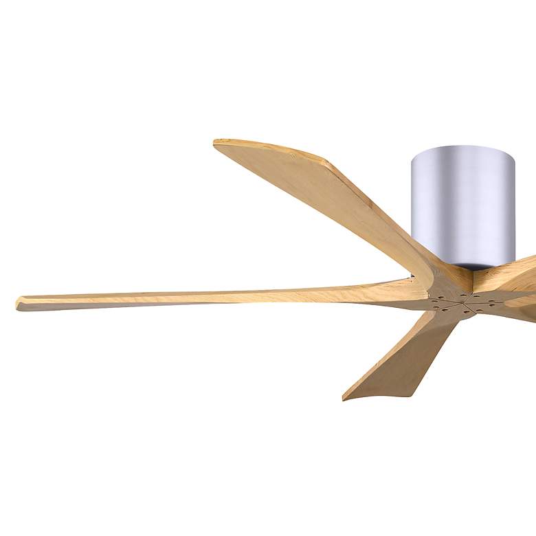 Image 6 60" Irene-5H Brushed Nickel and Light Maple Ceiling Fan more views