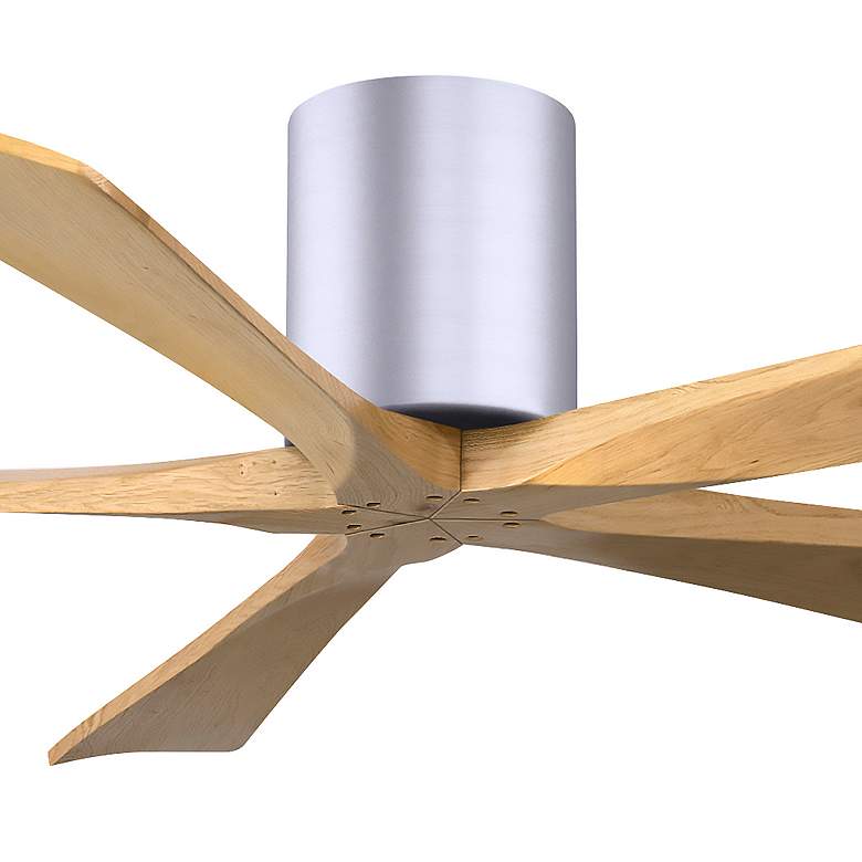 Image 7 60" Irene-5H Brushed Nickel and Light Maple Ceiling Fan more views