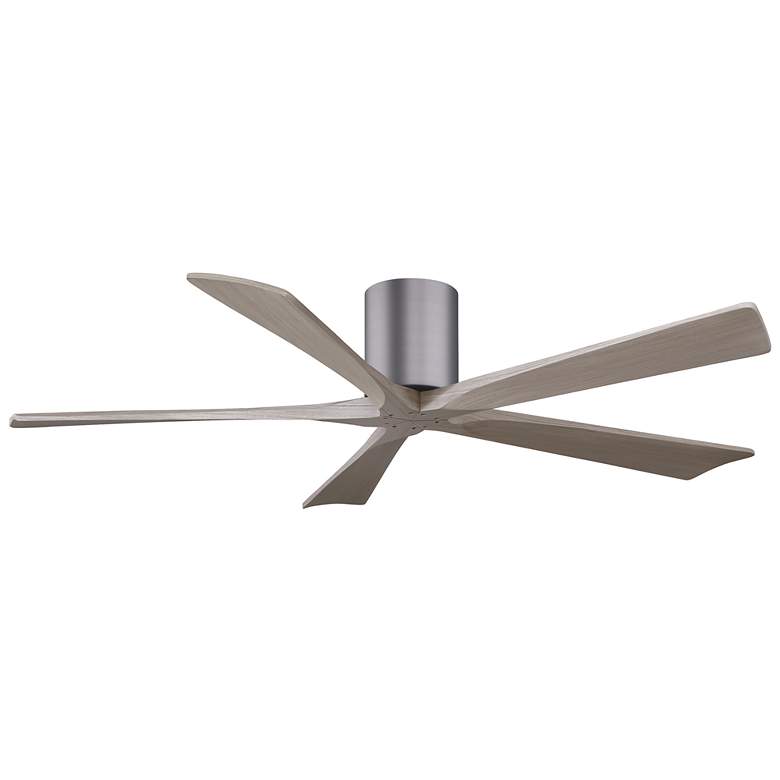 Image 1 60" Irene-5H Brushed Pewter and Gray Ash Ceiling Fan