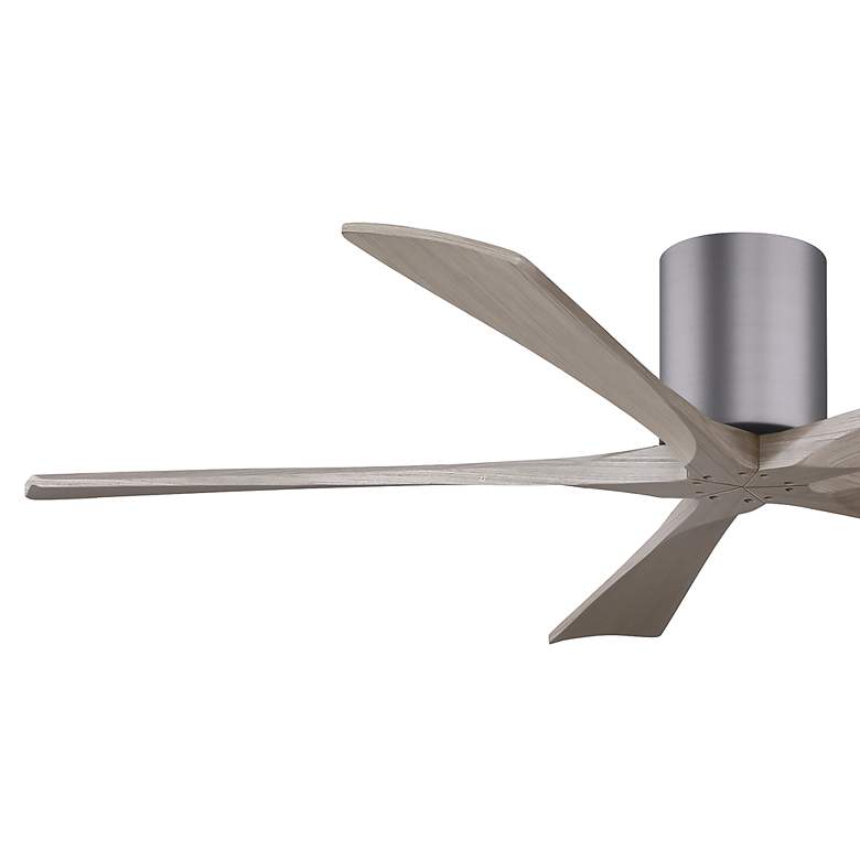 Image 6 60" Irene-5H Brushed Pewter and Gray Ash Ceiling Fan more views