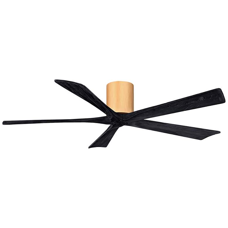 Image 1 60 inch Irene-5H Light Maple and Matte Black Ceiling Fan