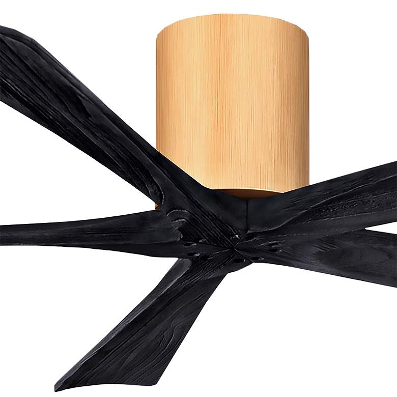 Image 2 60" Irene-5H Light Maple and Matte Black Ceiling Fan more views