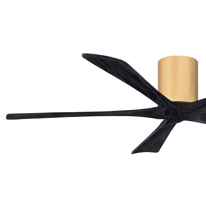 Image 6 60" Irene-5H Light Maple and Matte Black Ceiling Fan more views