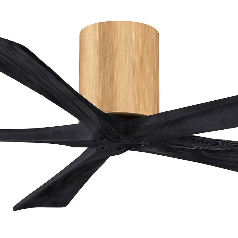 Image 7 60" Irene-5H Light Maple and Matte Black Ceiling Fan more views
