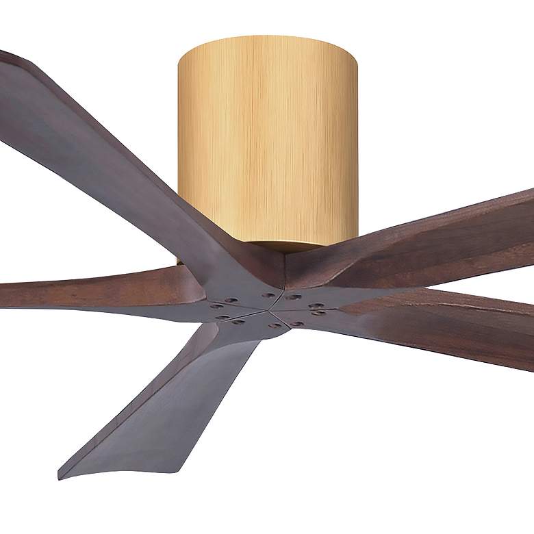 Image 5 60" Irene-5H Light Maple and Walnut Tone Ceiling Fan more views
