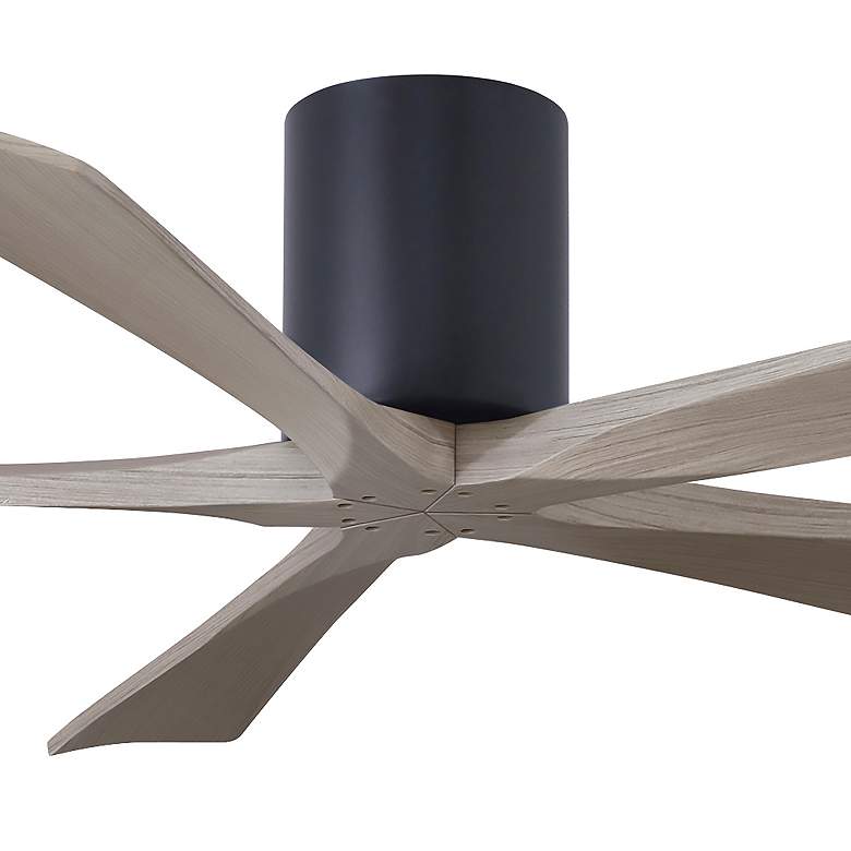 Image 7 60" Irene-5H Matte Black and Gray Ash Ceiling Fan more views