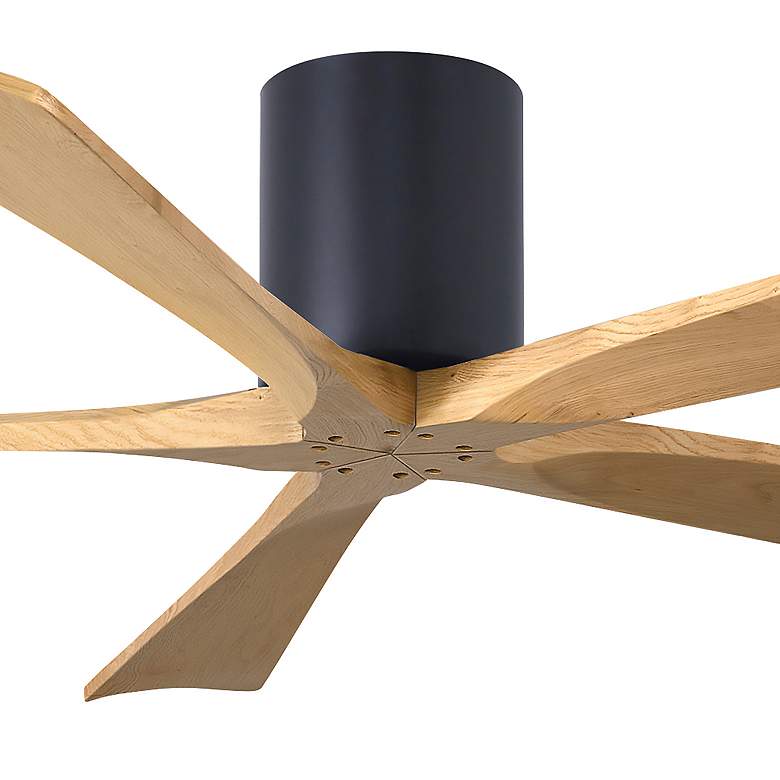 Image 5 60" Irene-5H Matte Black and Light Maple Tone Ceiling Fan more views