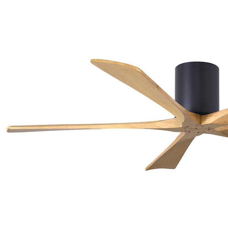 Image 6 60" Irene-5H Matte Black and Light Maple Tone Ceiling Fan more views