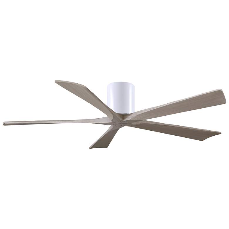 Image 1 60" Irene-5H Matte White and Gray Ash Ceiling Fan