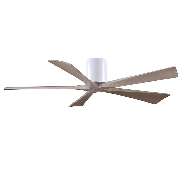 Image 2 60" Irene-5H Matte White and Gray Ash Ceiling Fan more views