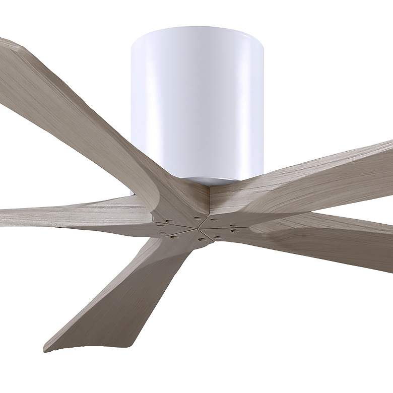 Image 5 60" Irene-5H Matte White and Gray Ash Ceiling Fan more views
