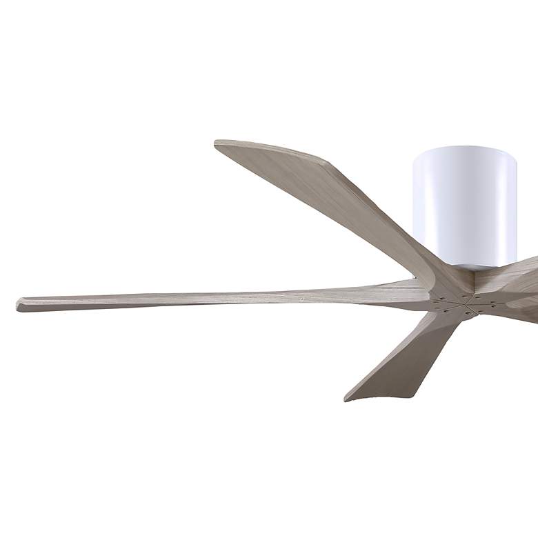 Image 6 60" Irene-5H Matte White and Gray Ash Ceiling Fan more views