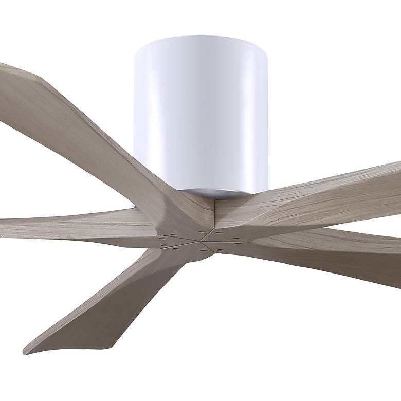 Image 7 60" Irene-5H Matte White and Gray Ash Ceiling Fan more views