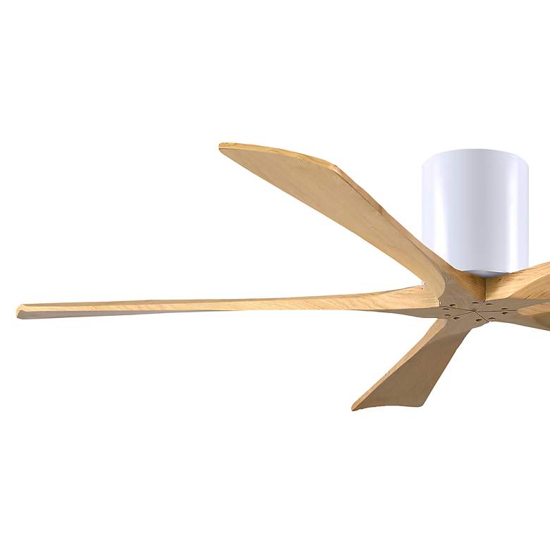Image 6 60" Irene-5H Matte White and Light Maple Tone Ceiling Fan more views