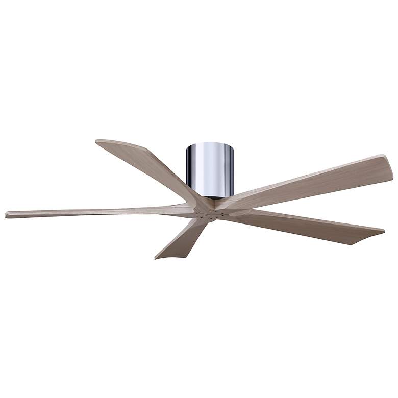 Image 1 60" Irene-5H Polished Chrome and Gray Ash Ceiling Fan