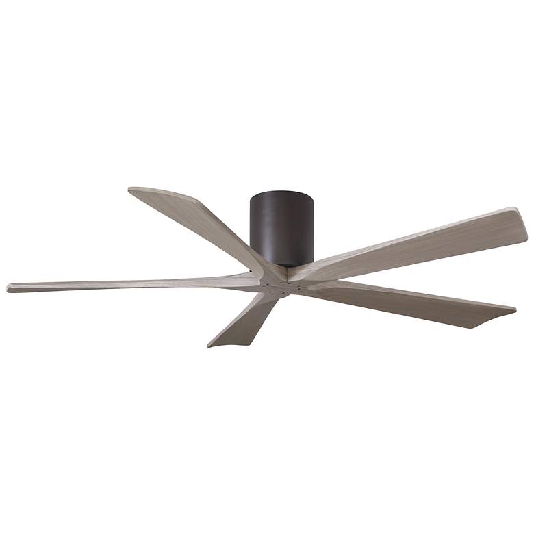 Image 1 60" Irene-5H Textured Bronze and Gray Ash Ceiling Fan