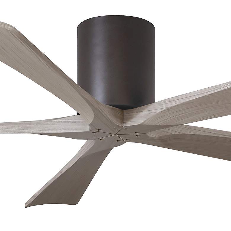 Image 5 60" Irene-5H Textured Bronze and Gray Ash Ceiling Fan more views