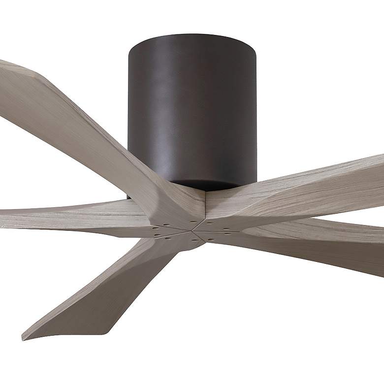 Image 7 60" Irene-5H Textured Bronze and Gray Ash Ceiling Fan more views