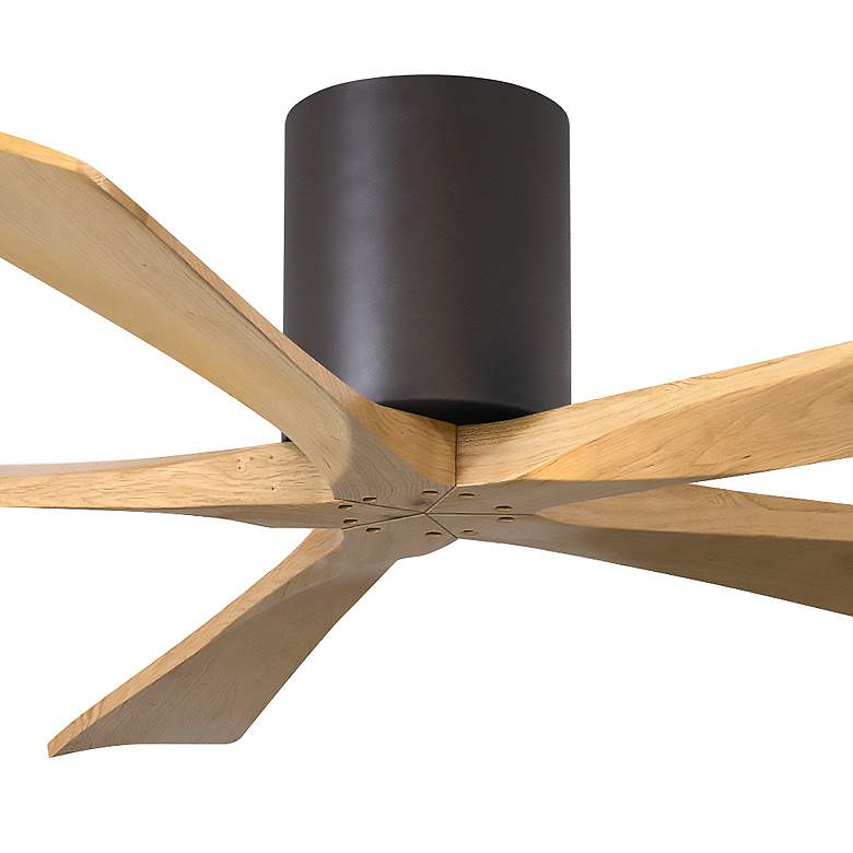 Image 7 60" Irene-5H Textured Bronze and Light Maple Ceiling Fan more views