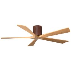 60" Irene-5H Walnut and Light Maple Tone Ceiling Fan