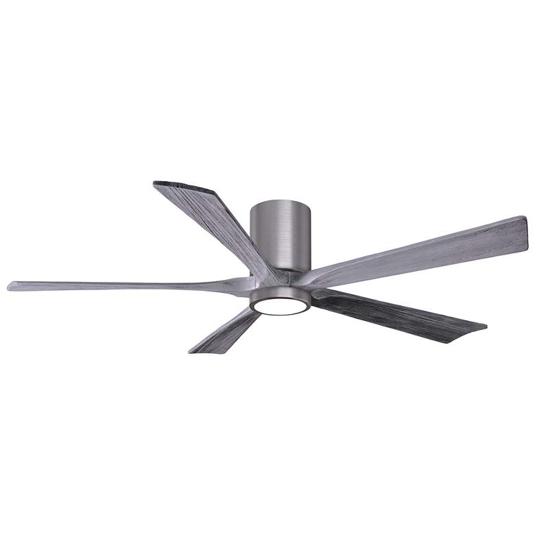 Image 1 60" Irene-5HLK Brushed Pewter and Barnwood Ceiling Fan