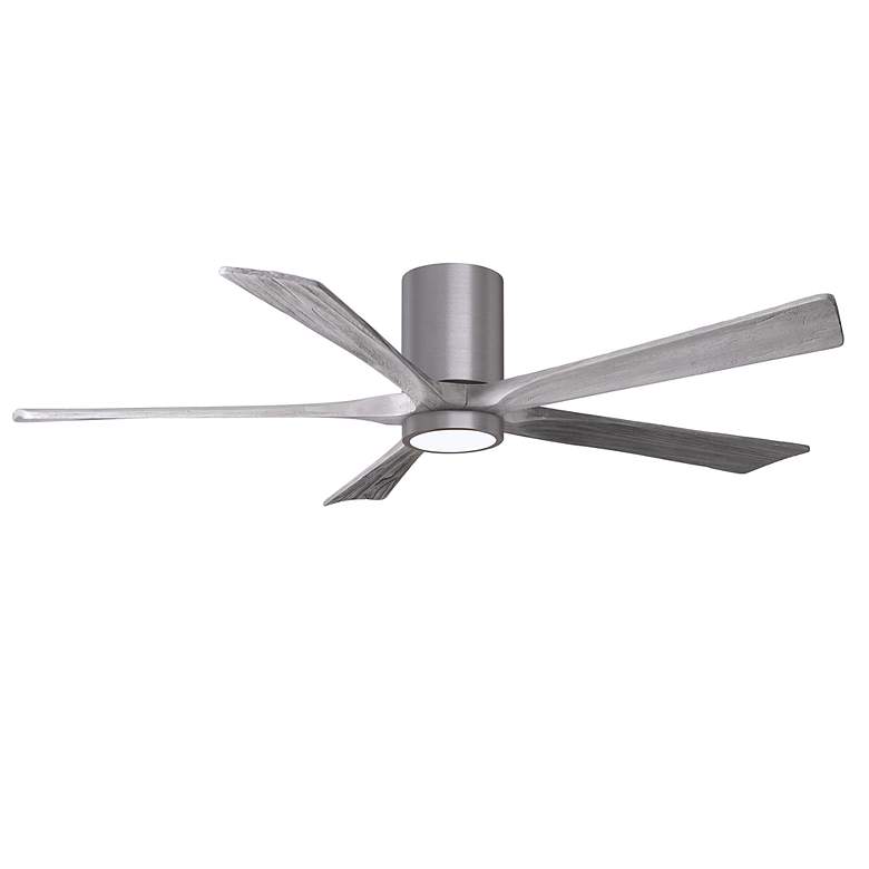 Image 2 60" Irene-5HLK Brushed Pewter and Barnwood Ceiling Fan more views