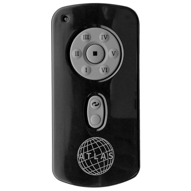 Image 3 60" Irene-5HLK Brushed Pewter and Matte Black Ceiling Fan more views