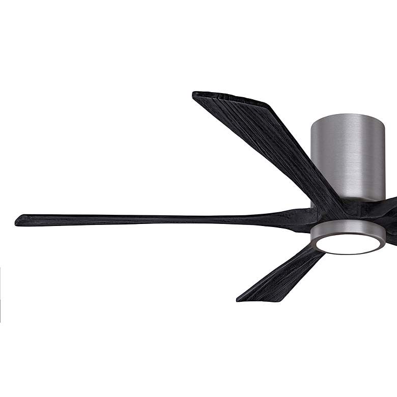Image 6 60" Irene-5HLK Brushed Pewter and Matte Black Ceiling Fan more views