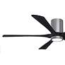 6_60" Irene-5HLK Brushed Pewter and Matte Black Ceiling Fan more views