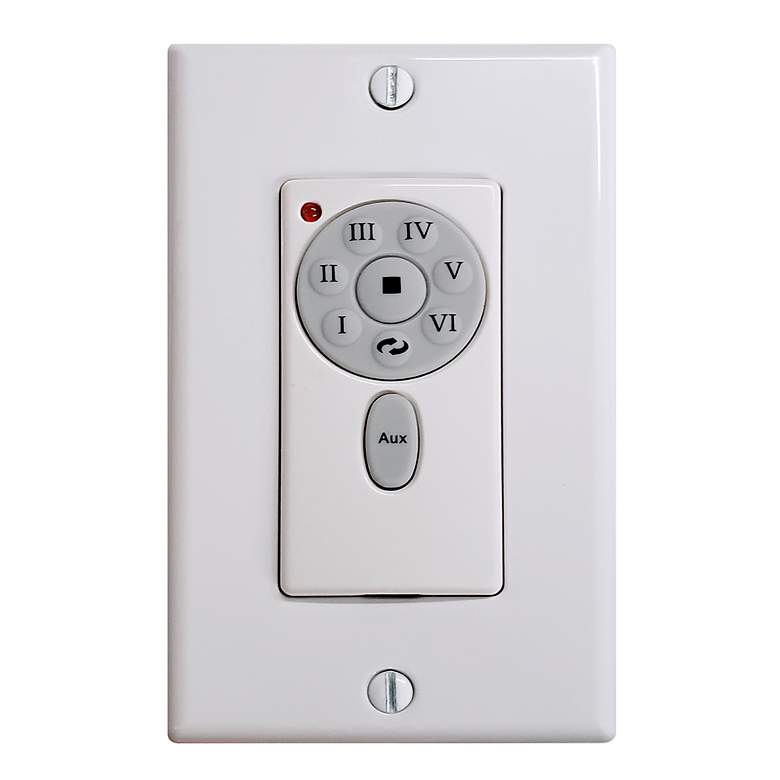 Image 5 60" Irene-5HLK Brushed Pewter and Matte White Ceiling Fan more views