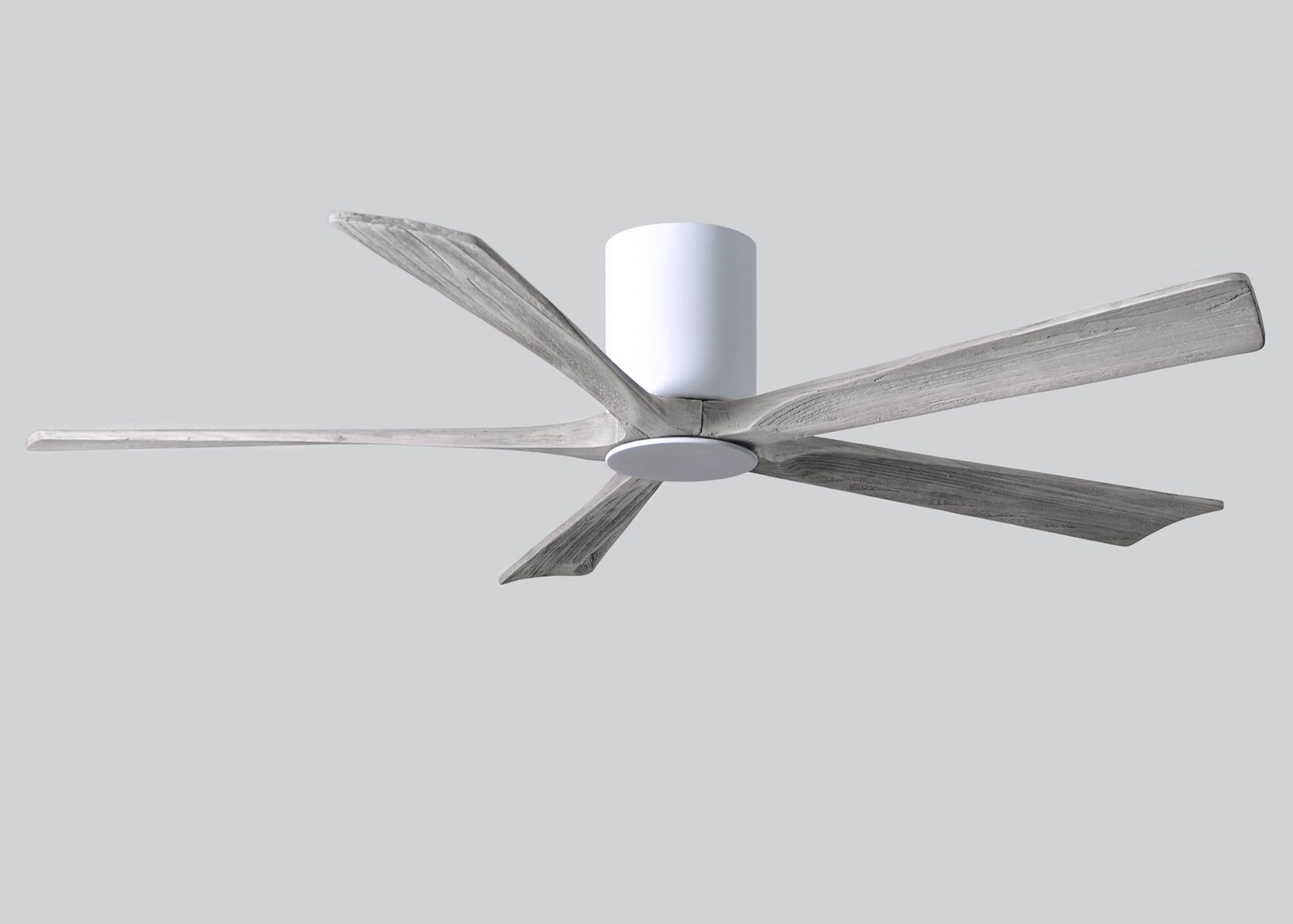 Image 6 60" Irene-5HLK Gloss White Barn Wood Damp LED Ceiling Fan with Remote more views