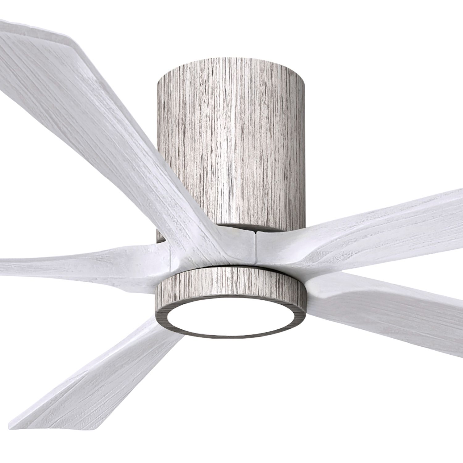 Image 2 60" Irene-5HLK LED Damp Barnwood Matte White Ceiling Fan with Remote more views