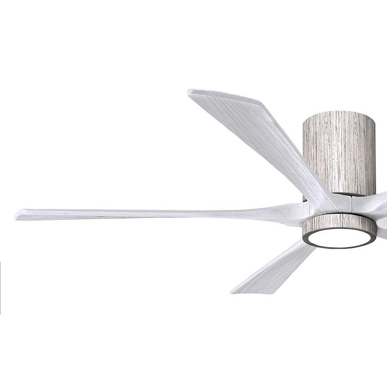 Image 3 60" Irene-5HLK LED Damp Barnwood Matte White Ceiling Fan with Remote more views