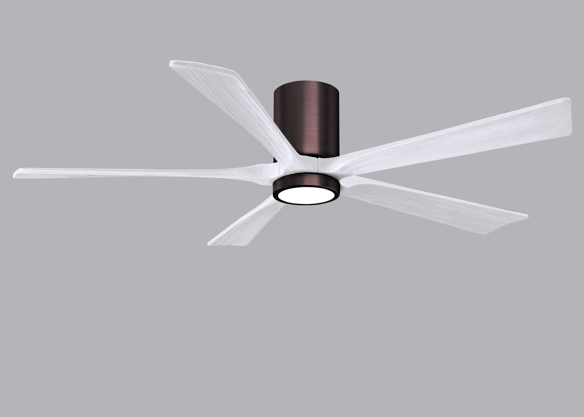 Image 6 60" Irene-5HLK LED Damp Brushed Bronze White Ceiling Fan with Remote more views