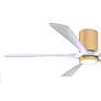 7_60" Irene-5HLK Light Maple and Matte White Ceiling Fan more views