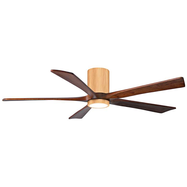 Image 3 60" Irene-5HLK Light Maple and Walnut Tone Ceiling Fan more views