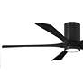 3_60" Irene-5HLK Matte Black 5-Blade LED Hugger Ceiling Fan with Remote more views