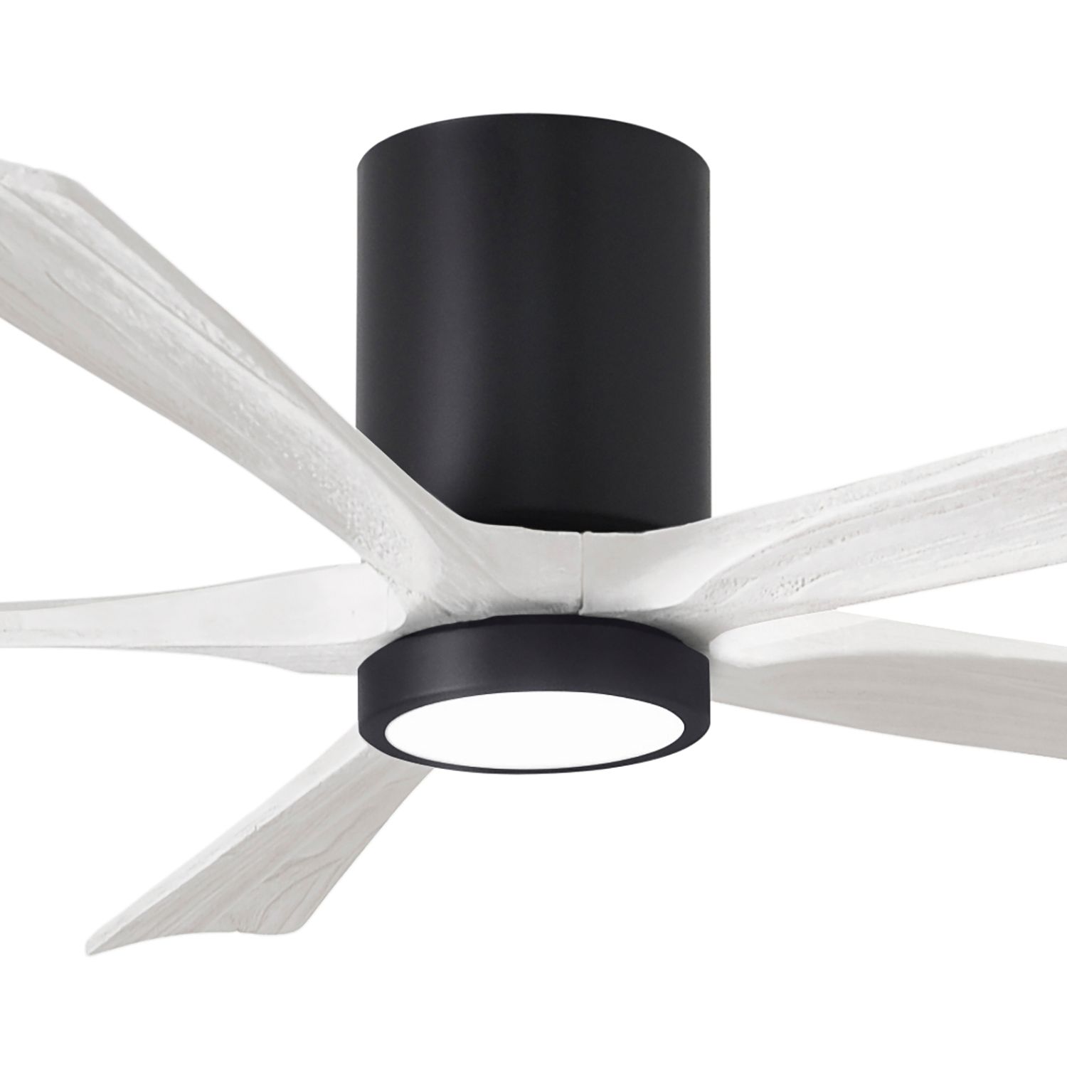 Image 2 60" Irene-5HLK Matte Black and Matte White LED Ceiling Fan with Remote more views